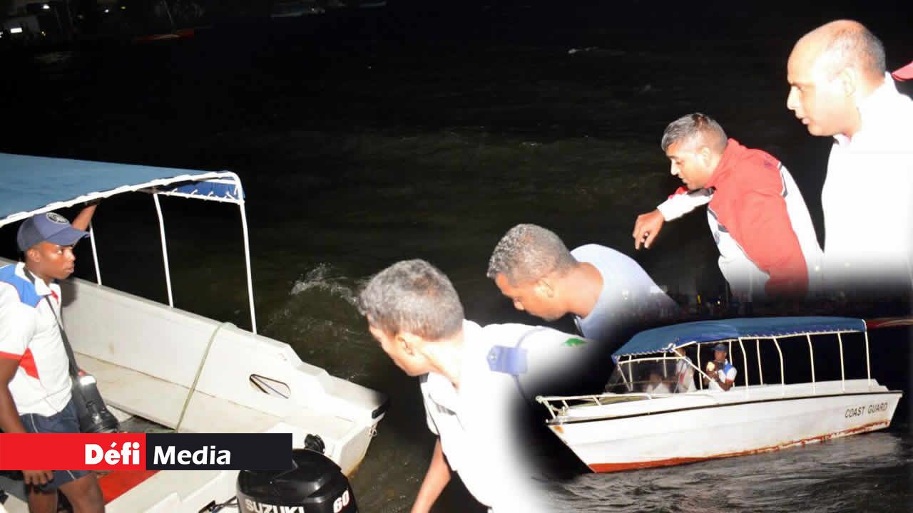 Les plongeurs de la National Coast Guard ont constaté que l’eau du lagon était boueuse, ce qui a gêné les recherches.