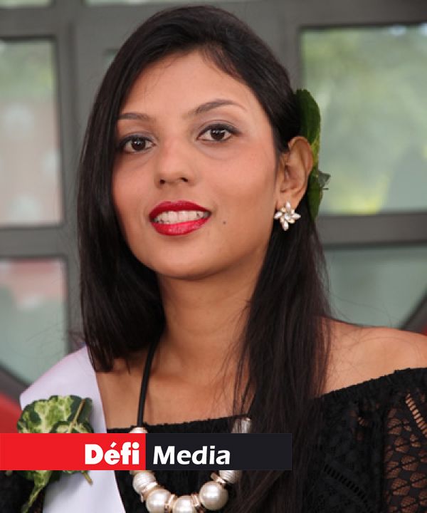 Julie Charles, 22 ans et habitante de Vacoas