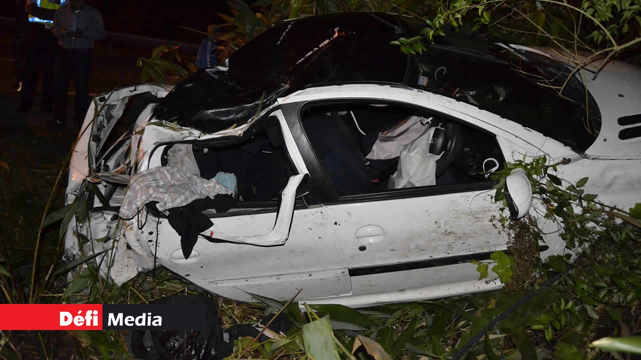 La voiture dans laquelle se trouvait Dylan Sunassee, 26 ans, a fait plusieurs tonneaux.