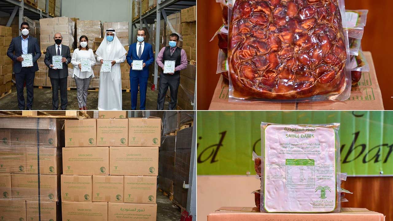 Don de 50 tonnes de dattes de l’Arabie saoudite