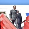 Visite du président Macron : l’avion présidentiel, un Airbus A330, foule le sol mauricien